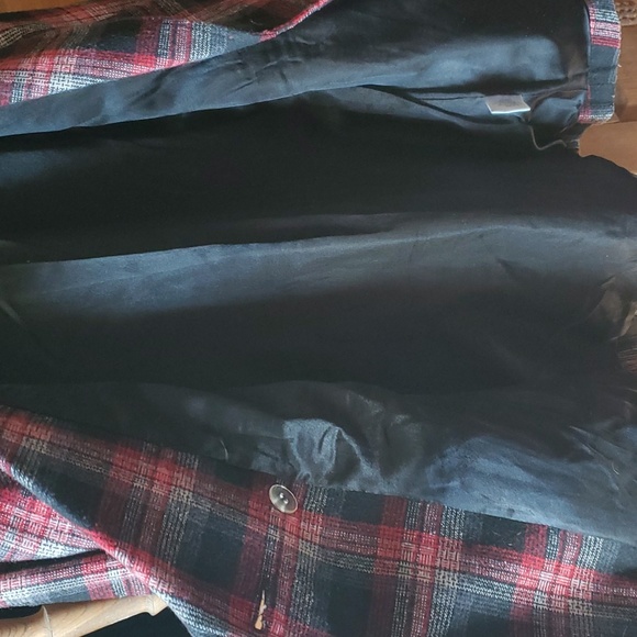 Billabong wool blend plaid blazer jacket - Picture 8 of 8